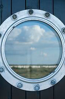A window on a ship
