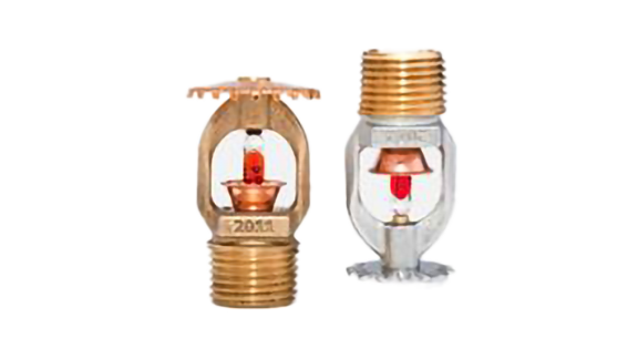 Two Standard Spray fire sprinklers from Tyco