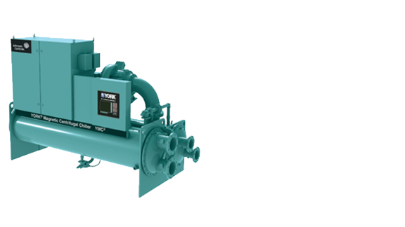 A YORK YMC2 magnetically mounted turbo compressor