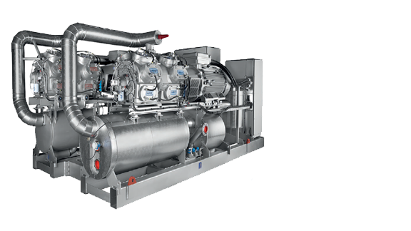 A DualPAC two-stage ammonia heat pump