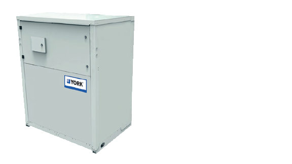 A YWH Scroll compressor on a white background