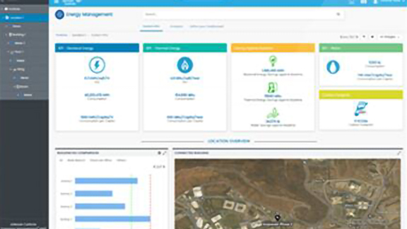 Johnson Controls Enterprise Management being displayed on a desktop screen