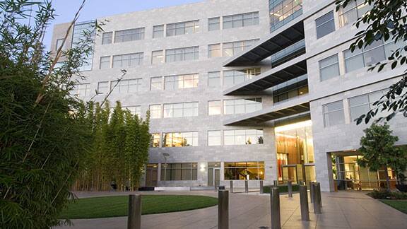 Exterior of  a hospital building