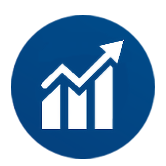 Icon of a bar graph depicting operational benefits