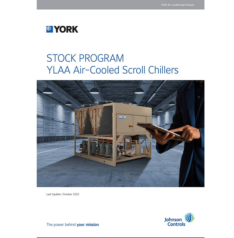 Front page of YLAA Air-Cooled Scroll Chillers white paper