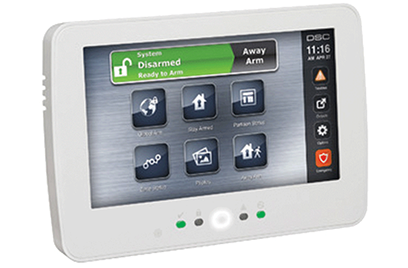 Security control intrusion product using wireless keypads