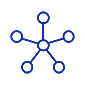 Icon depicting open and innovative